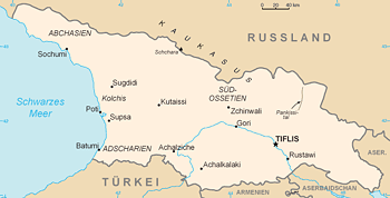 Karte Georgien