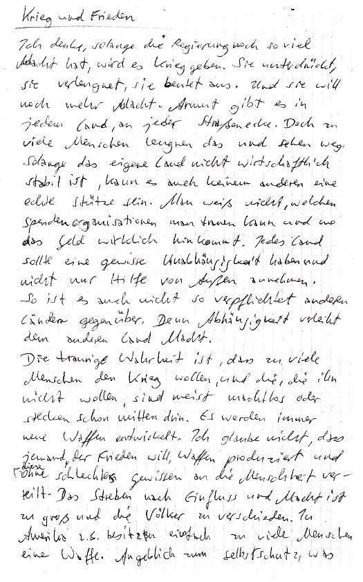 Schreibwerkstatt: Bsp. Prosatext (1)